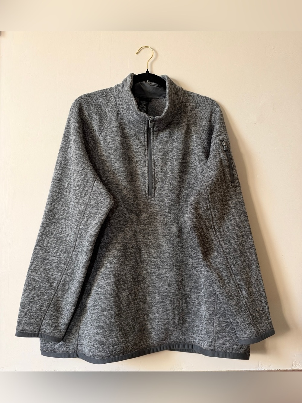 Stormtech Avalante Quarter Zip Sweater Fleece Pullover Heather Gray Women's 3X